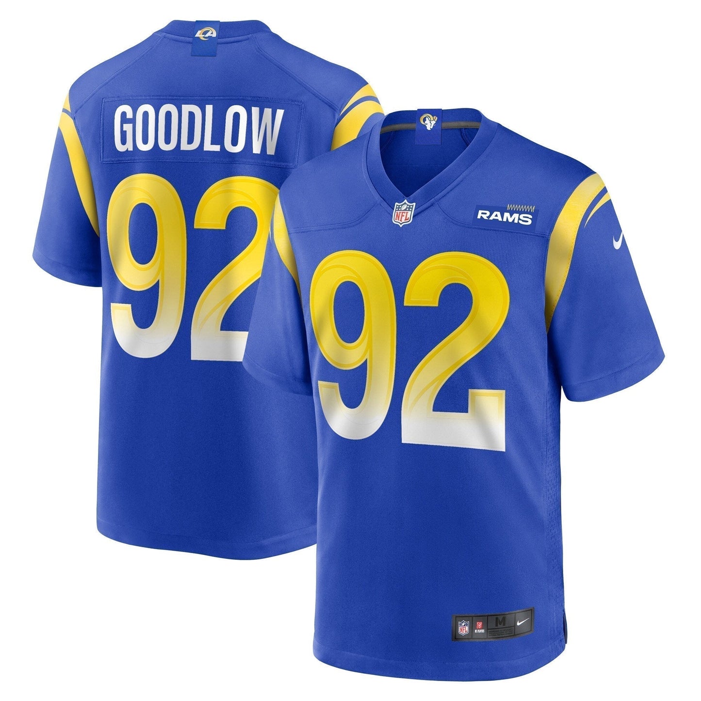 Anthony Goodlow Los Angeles Rams  Game Jersey -  Royal
