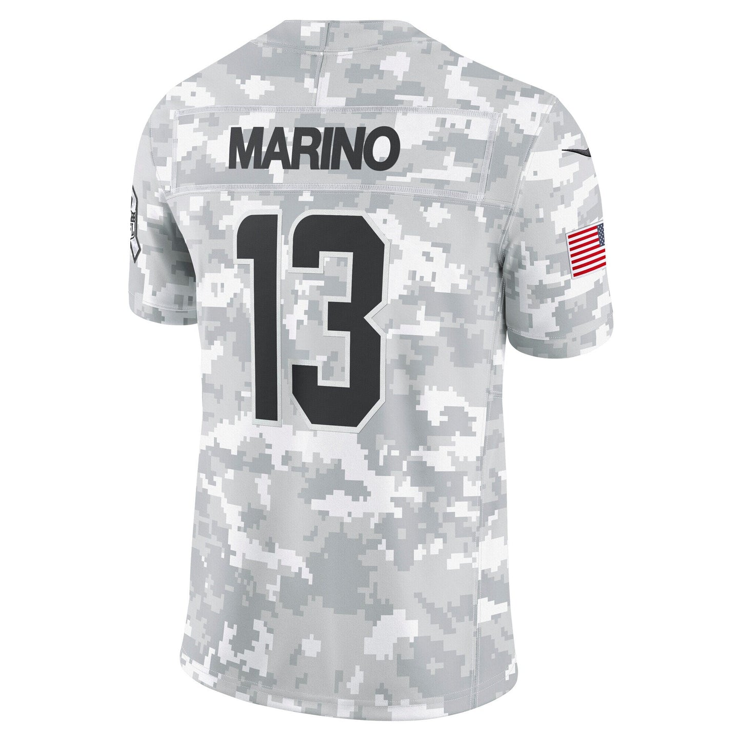 Dan Marino Miami Dolphins  2024 Salute to Service Retired   Limited Jersey - Arctic Camo