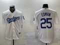 Men's Los Angeles Dodgers Tommy Edman White Replica Player Jersey