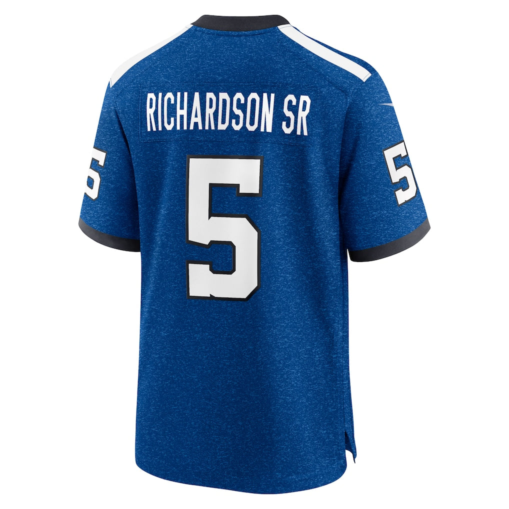 IN.Colts #5 Anthony Richardson Sr. Royal Alternate Indiana Nights Game Jersey