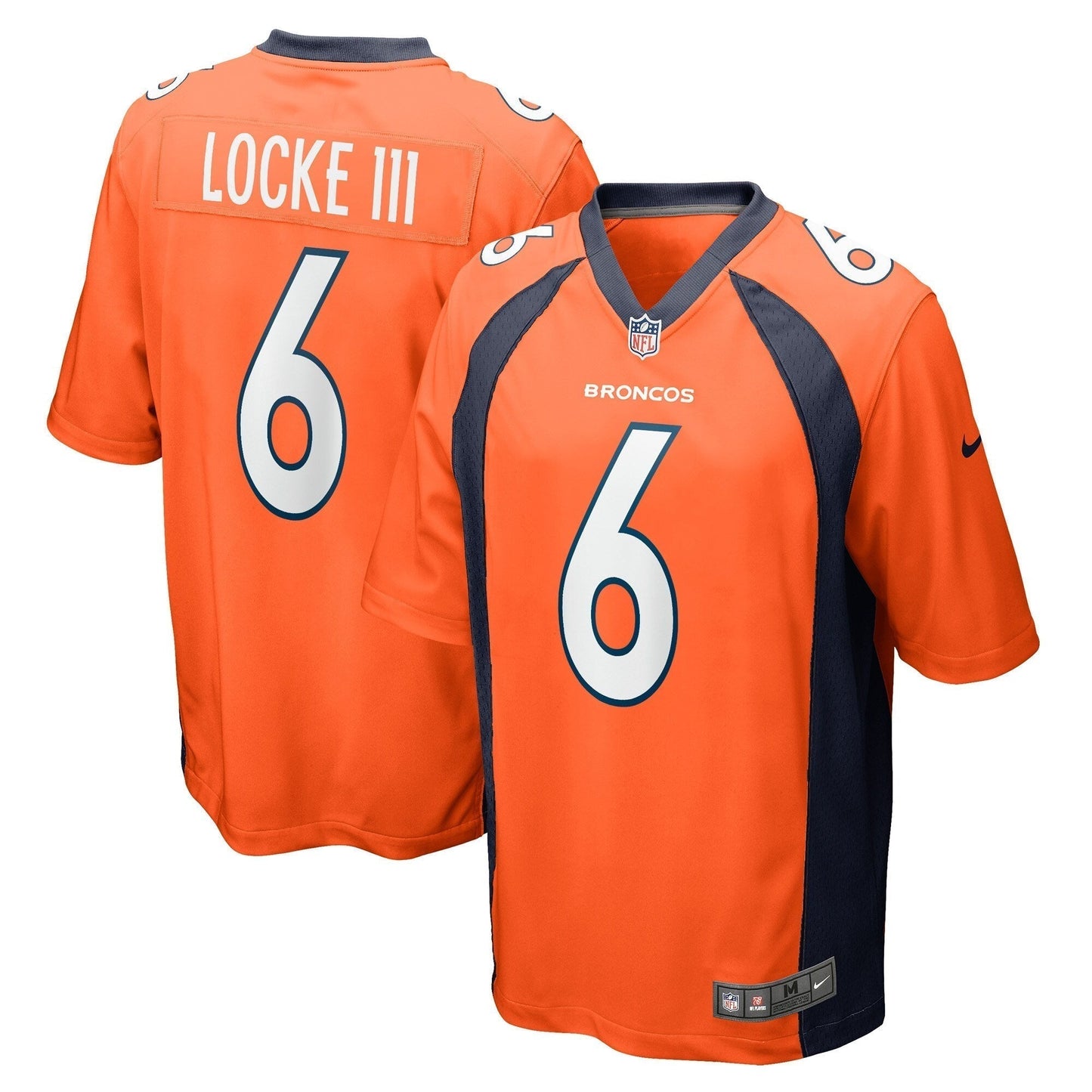 P.J. Locke Denver Broncos  Game   Jersey - Orange