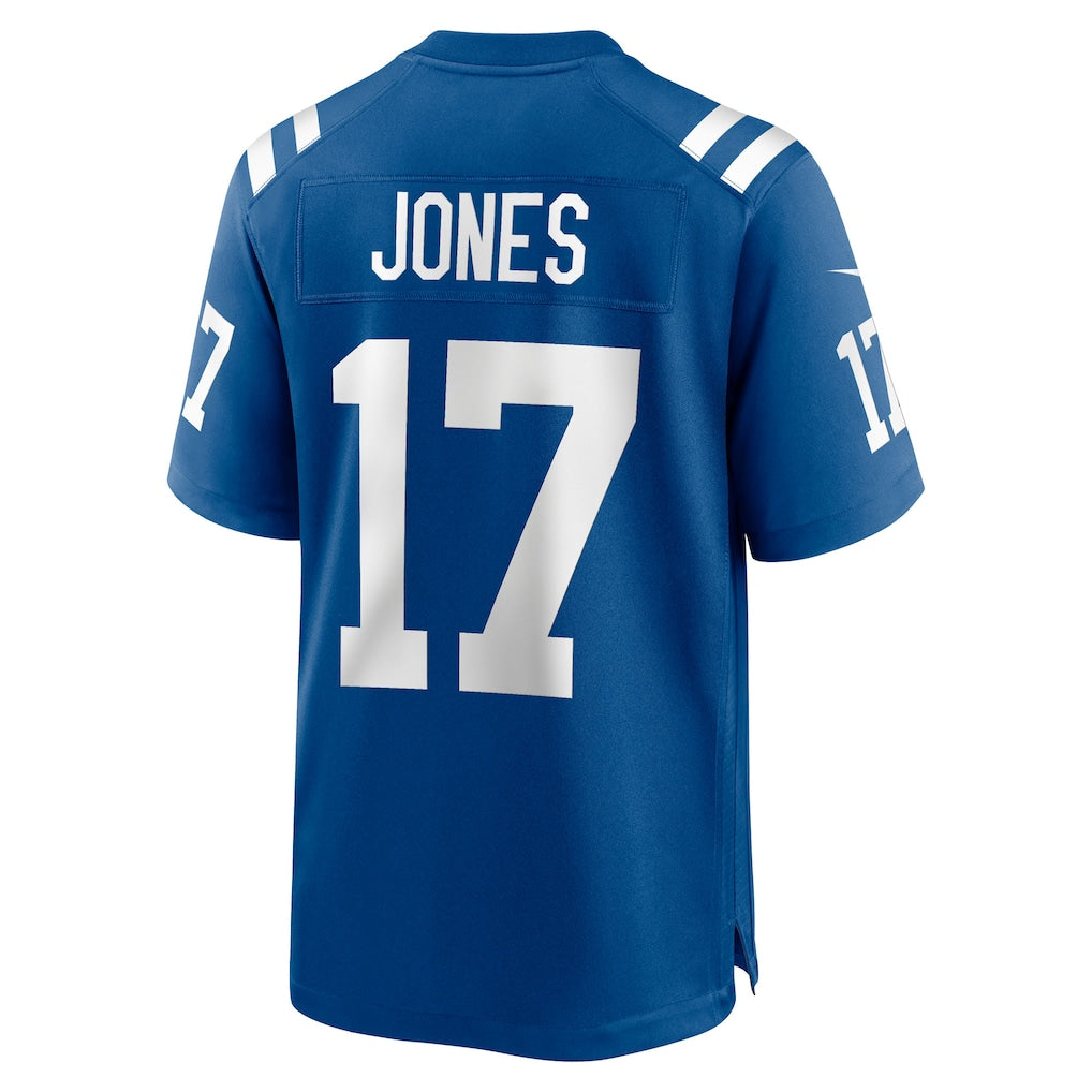 IN.Colts #17 Daniel Jones Royal Team Game Jersey