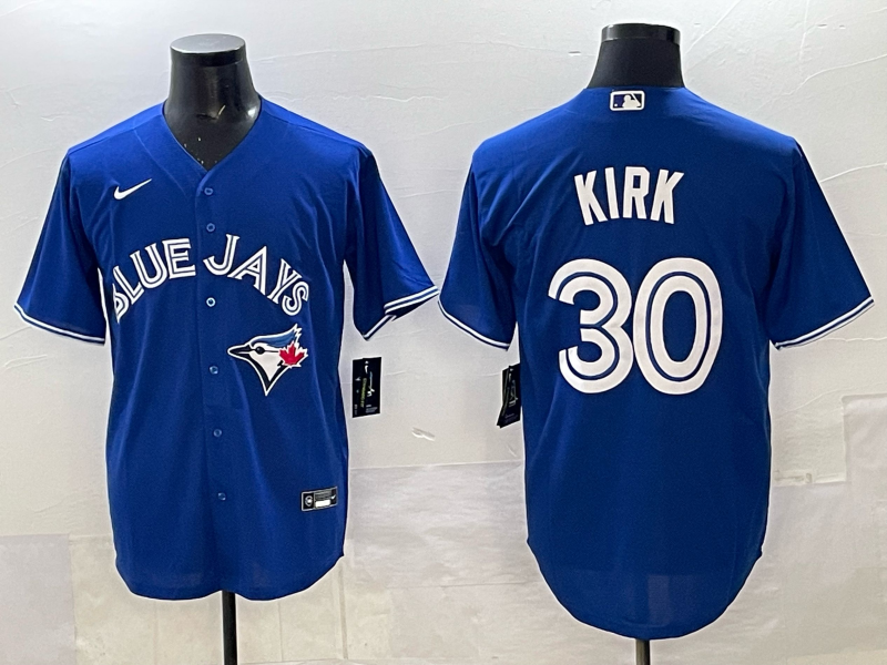 Men's Toronto Blue Jays1 Alejandro Kirk #30 Royal Alternate Player Jersey