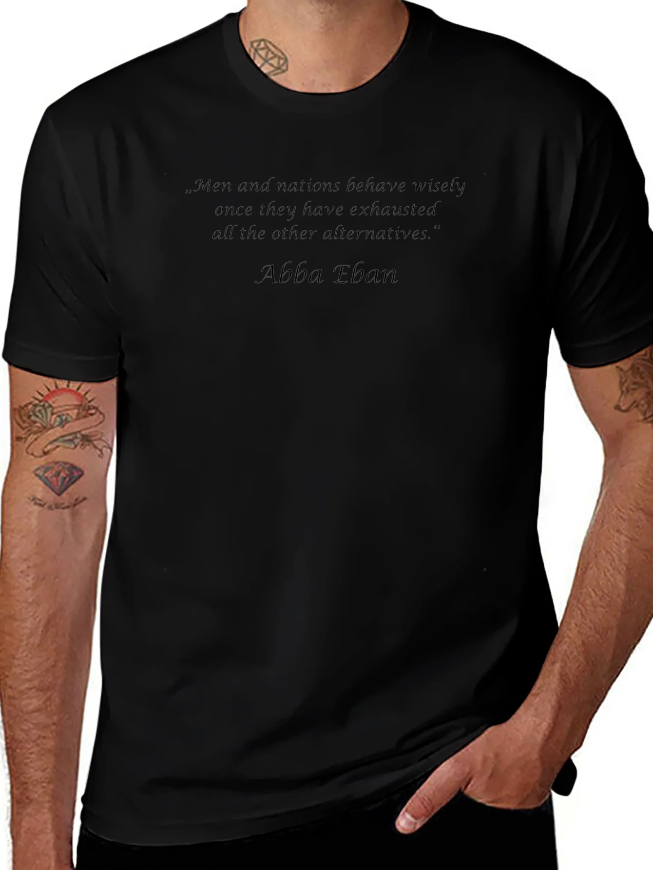Men and Nations Quote T-Shirt