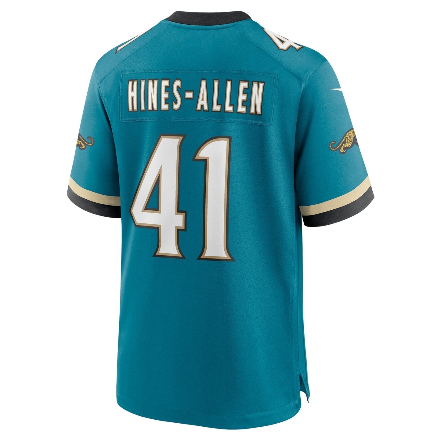 Josh Hines-Allen Jacksonville Jaguars  Prowler Throwback   Game Jersey - Teal