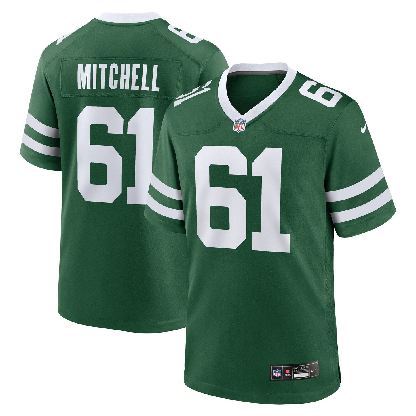 Max Mitchell New York Jets  Team Game Jersey - Legacy Green