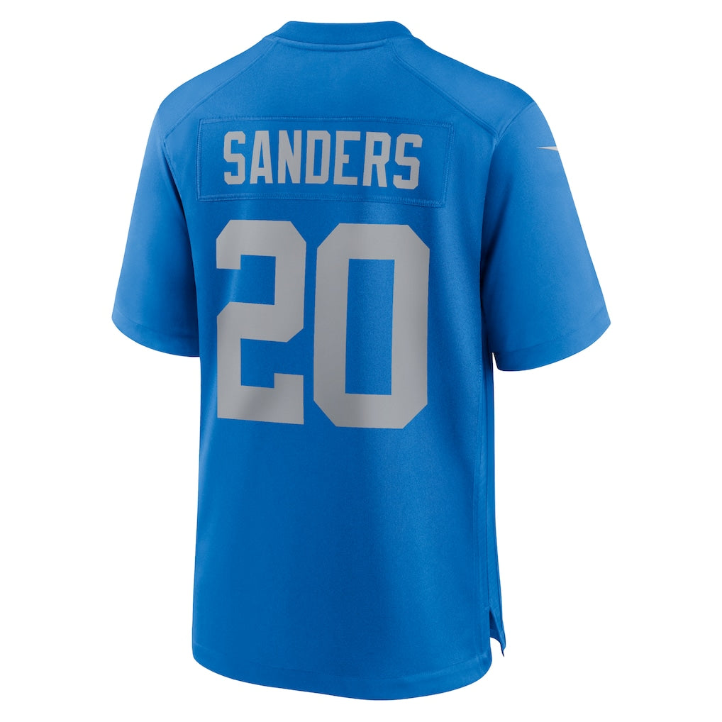 D.Lions #20 Barry Sanders Blue Alternate Game Jersey