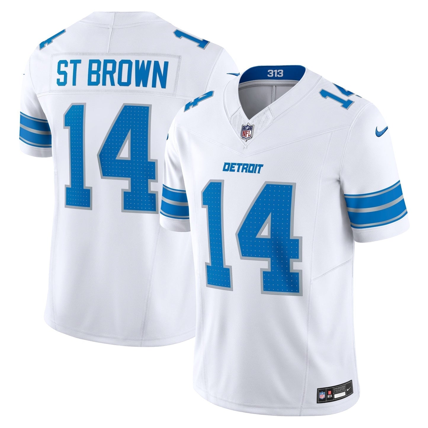 Amon-Ra St. Brown Detroit Lions  Vapor F.U.S.E. Limited Jersey - White