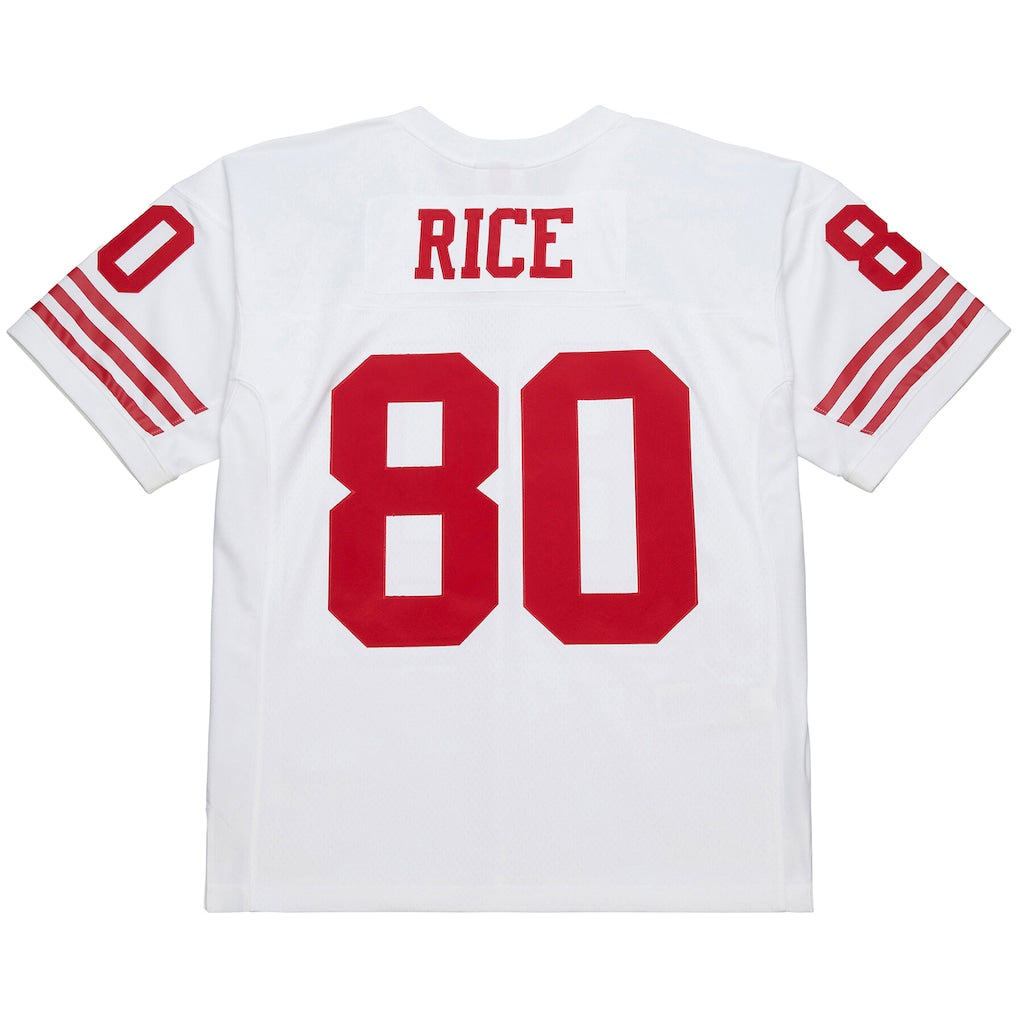 SF.49ers #80 Jerry Rice  White 1994 Legacy Replica Jersey