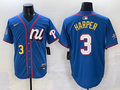 Men's National League Bryce Harper #3 Blue 2025 All-Star Edition Limited Player Jersey