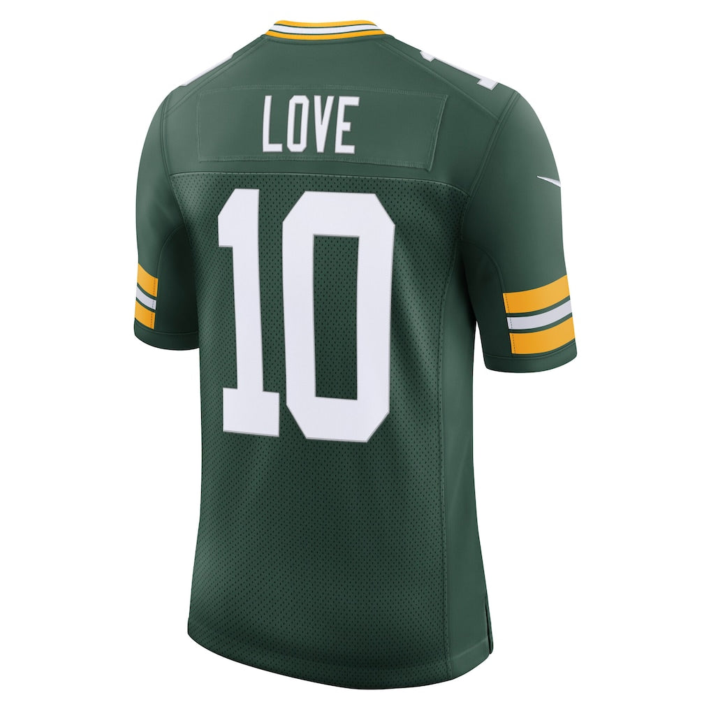GB. Packers #10 Jordan Love Green Team Vapor Untouchable Limited Jersey