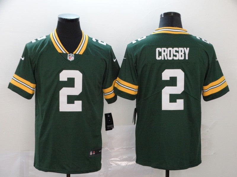 Men's Green Bay Packers Mason Crosby Green Game Jersey