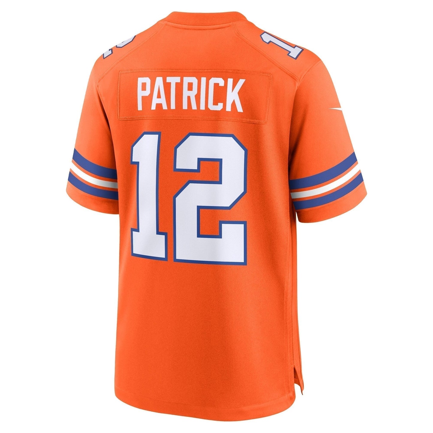 Tim Patrick Denver Broncos  Mile High Collection 1977 Throwback   Game Jersey - Orange