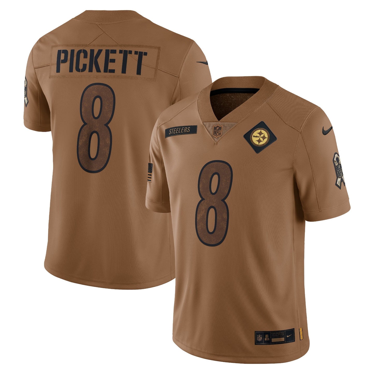 Kenny Pickett Pittsburgh Steelers  Salute To Service Limited Jersey - Brown
