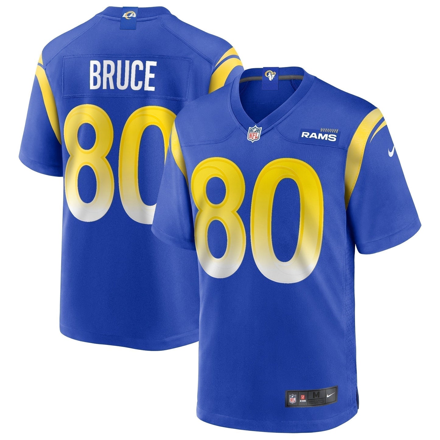 Isaac Bruce Los Angeles Rams  Game Retired   Jersey - Royal