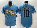 Men's Milwaukee Brewers Sal Frelick Powder Blue 2022 City Connect Replica Player Jersey
