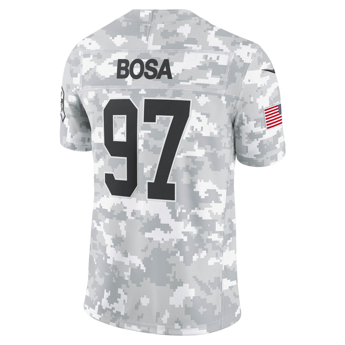 Nick Bosa San Francisco 49ers  2024 Salute to Service Limited Jersey - Arctic Camo