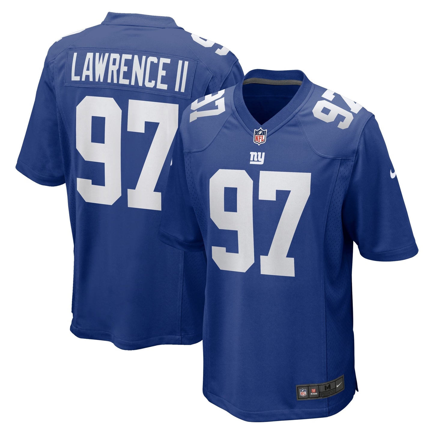 Dexter Lawrence II New York Giants  Team Game   Jersey - Royal