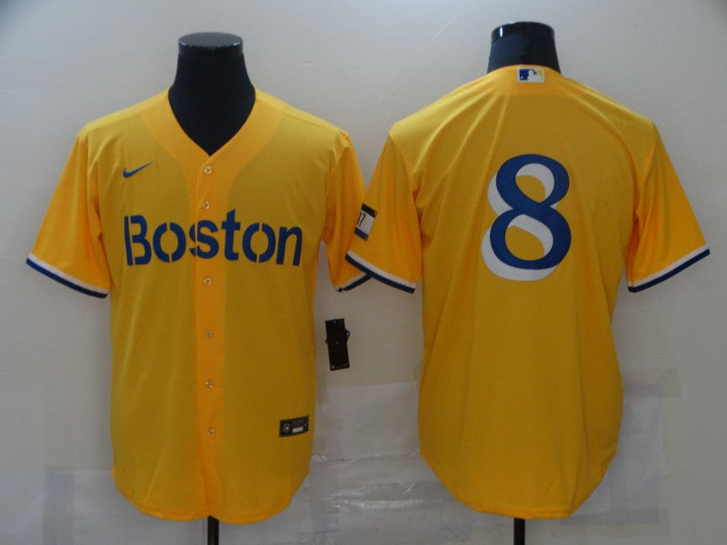 Men's Boston Red Sox Carl Yastrzemski Gold City Connect Replica Player Jersey