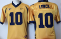 Men's California Golden Bears Marshawn Lynch Yellow Player Game Jersey