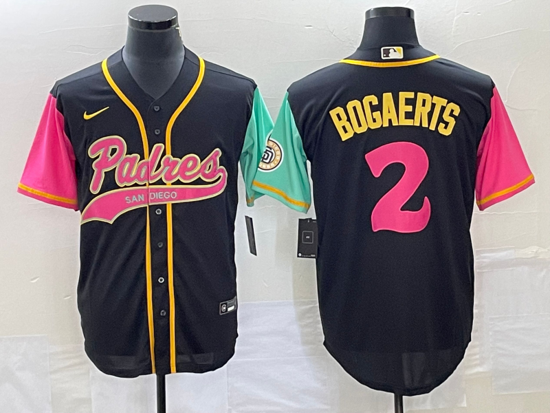 Men's San Diego Padres Xander Bogaerts Black City Connect Replica Player Jersey Joint Edition