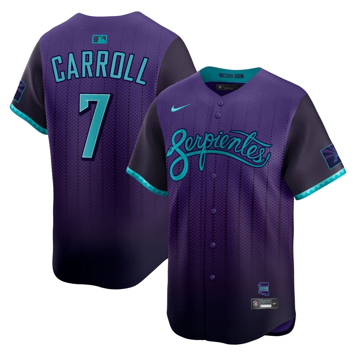 Corbin Carroll Arizona Diamondbacks 2025 City Connect Limited Jersey  Purple