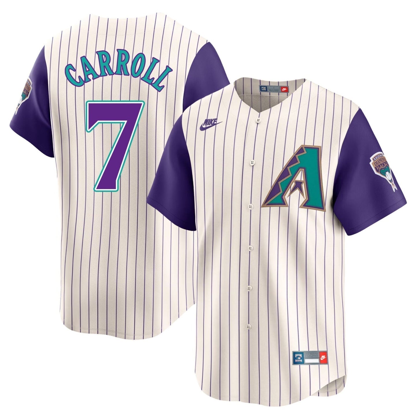 Corbin Carroll Arizona Diamondbacks Cooperstown Jersey  Ivory
