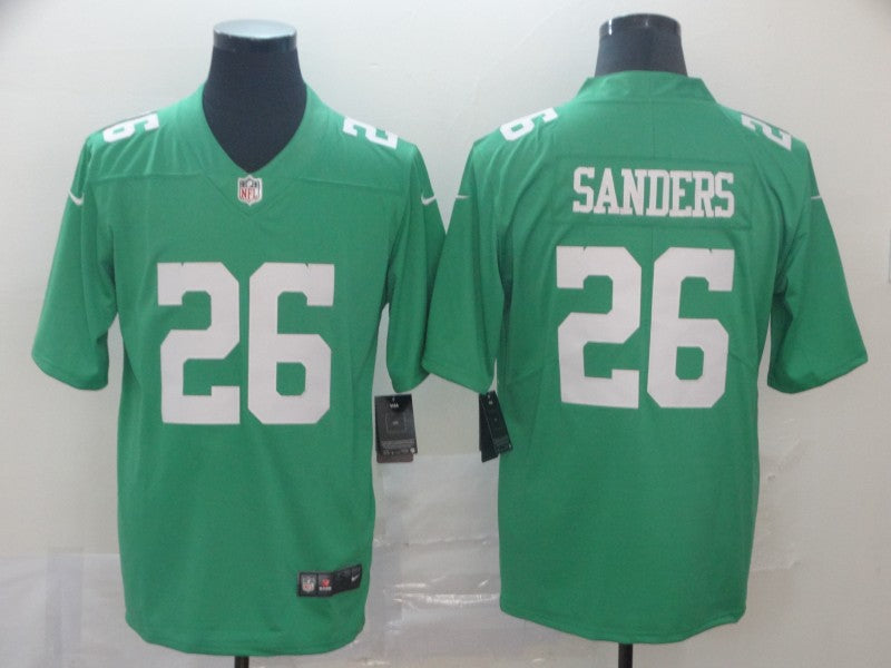 Men's Philadelphia Eagles Miles Sanders Green Game Jersey
