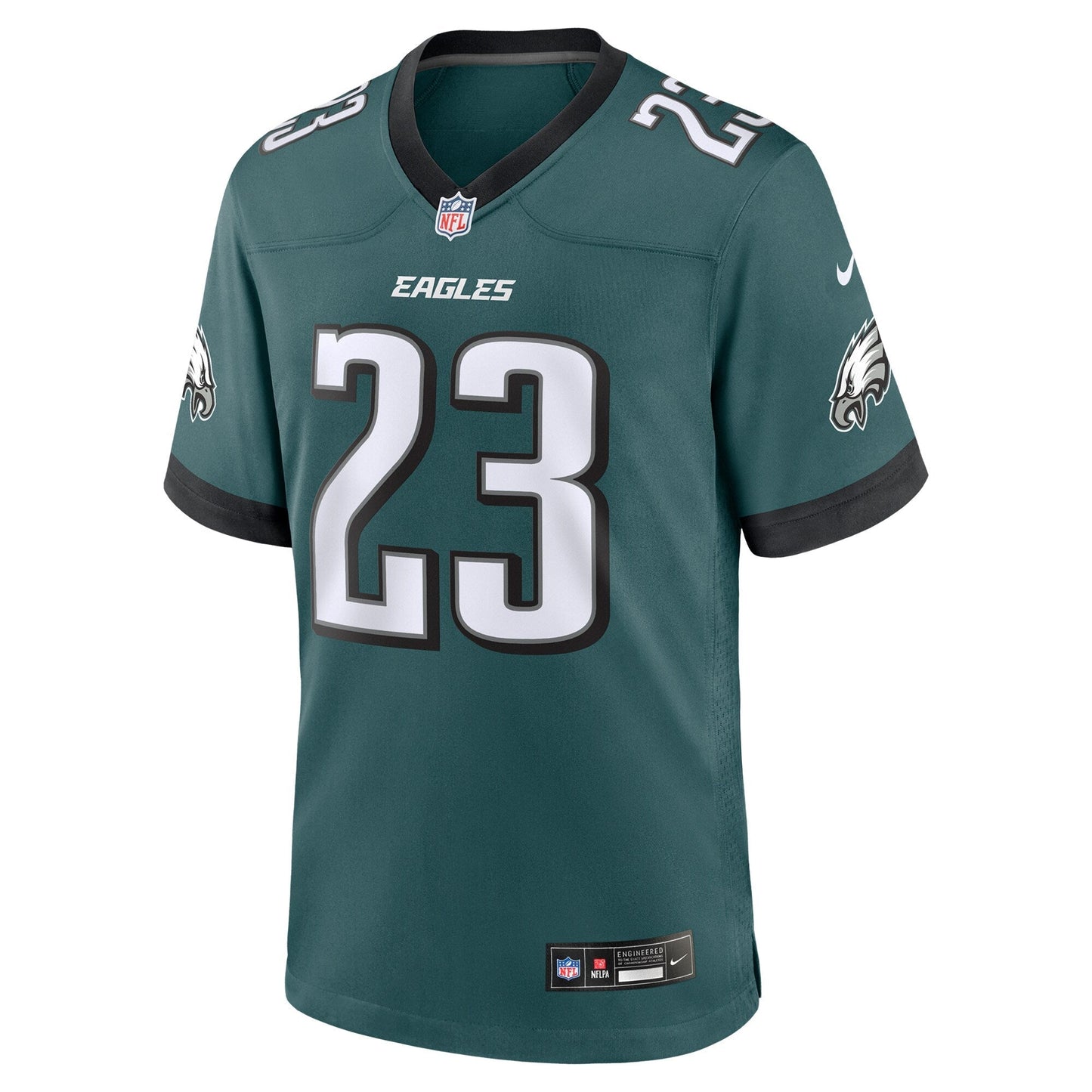 Eli Ricks Philadelphia Eagles  Team Game Jersey - Midnight Green
