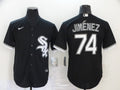 Men's Chicago White Sox Eloy Jimenez Black Replica Baseball Jersey
