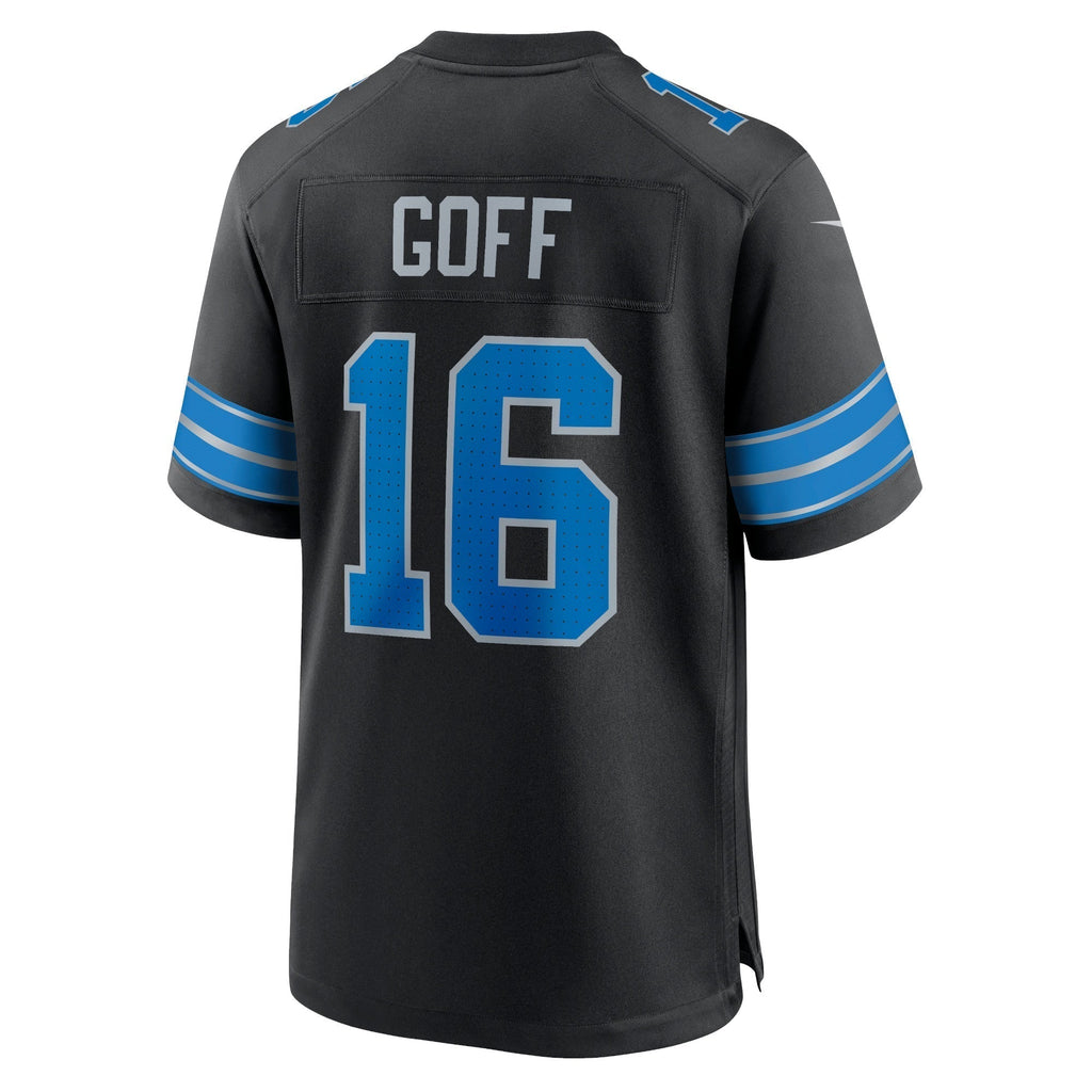 Jared Goff Detroit Lions  2nd Alternate Game Jersey - Black