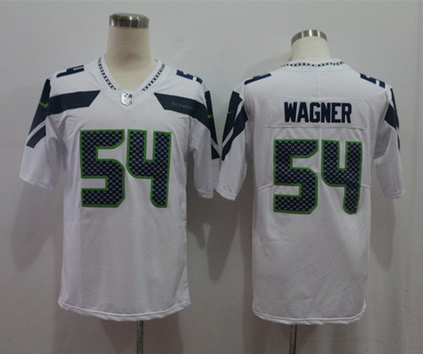 Men's Seattle Seahawks Bobby Wagner White Game Jersey