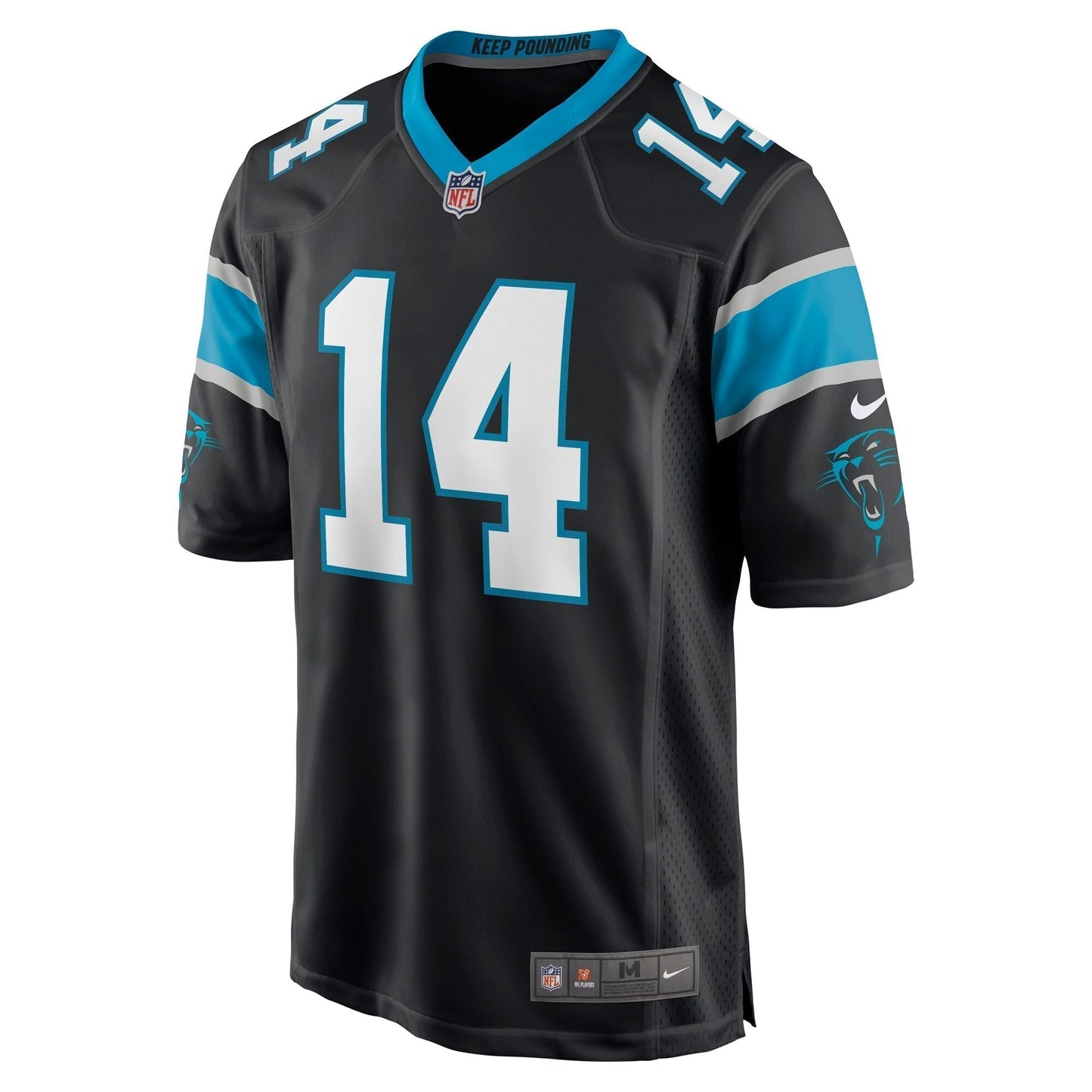 Sam Darnold Carolina Panthers  Game   Jersey - Black
