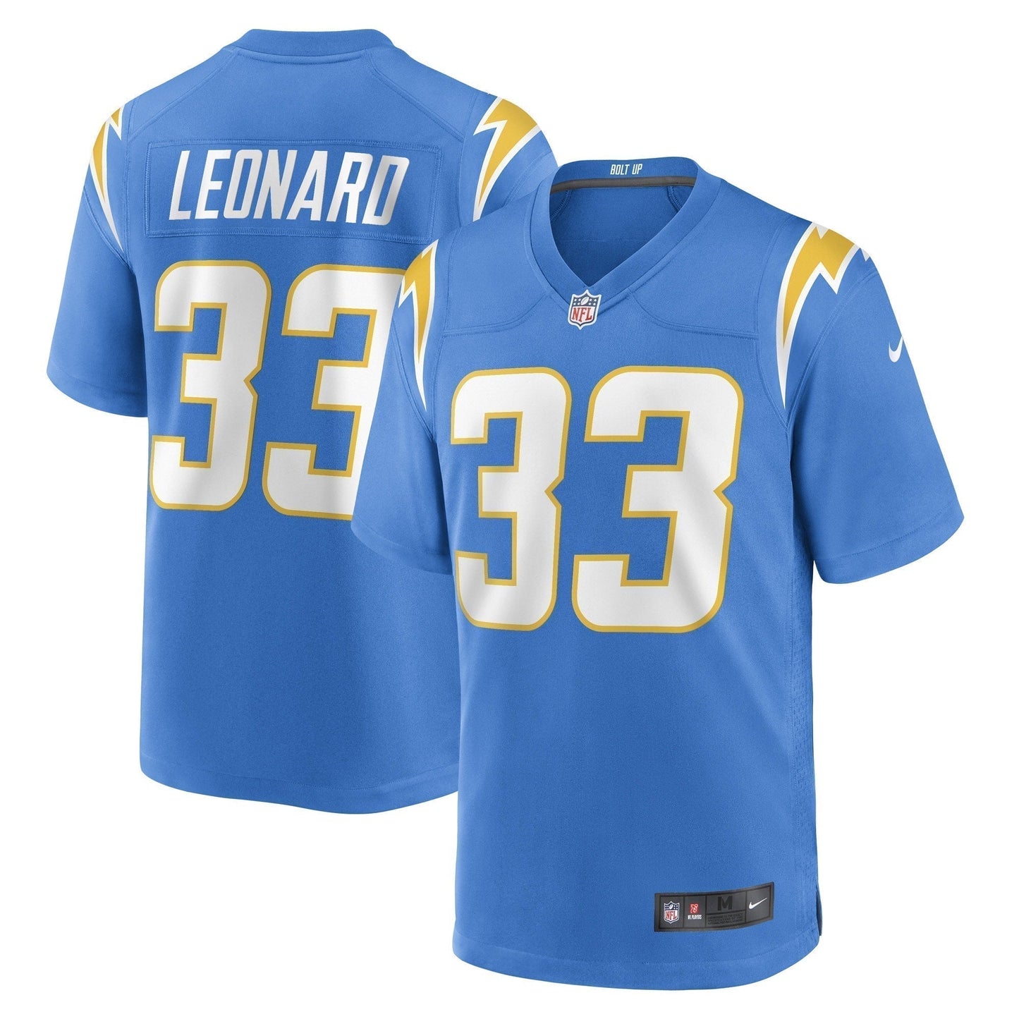 Deane Leonard Los Angeles Chargers  Game   Jersey - Powder Blue