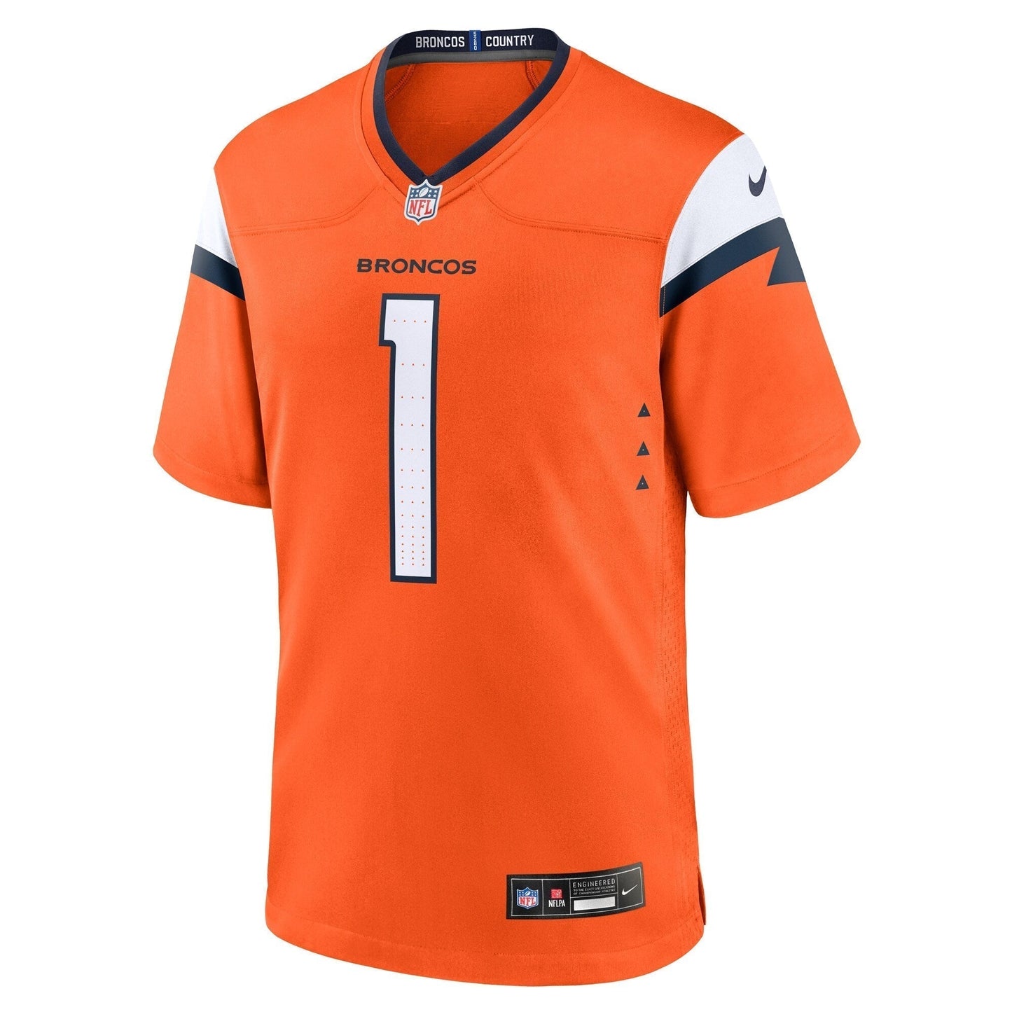 Tremon Smith Denver Broncos  Team Game Jersey -  Orange