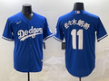 Men's Los Angeles Dodgers Roki Sasaki #11 Royal Alternate Player Jersey