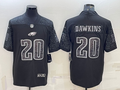 Men's Philadelphia Eagles Brian Dawkins Black RFLCTV Limited Jersey
