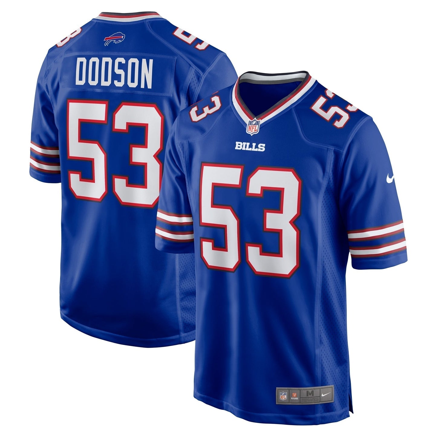 Tyrel Dodson Buffalo Bills  Game   Jersey - Royal