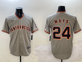 Men's San Francisco Giants Willie Mays Gray Replica Player Jersey