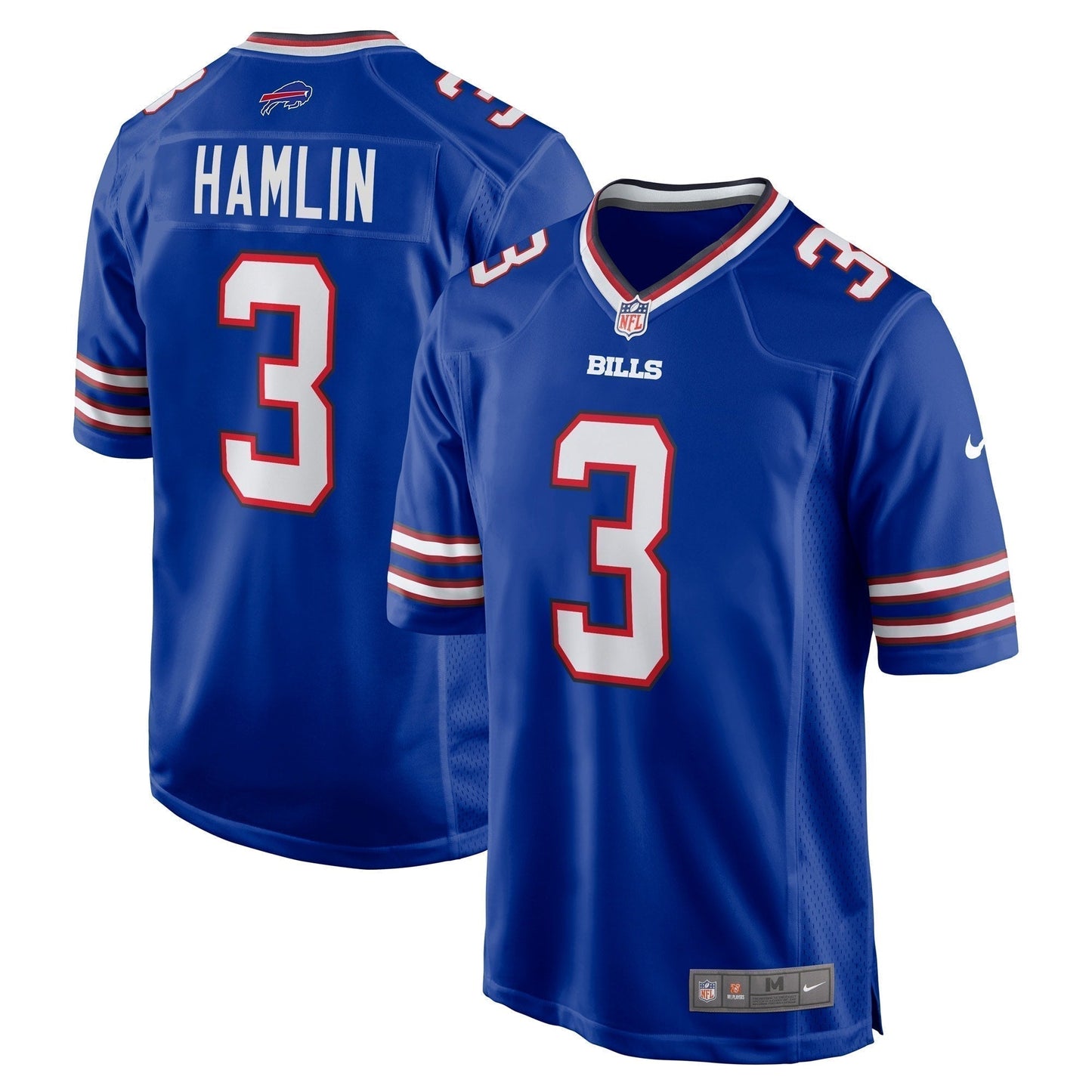 Damar Hamlin Buffalo Bills  Home Game   Jersey - Royal