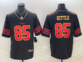 Men's San Francisco 49ers George Kittle Black Vapor F.U.S.E. Limited Jersey