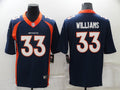Men's Denver Broncos Javonte Williams Navy Game Jersey