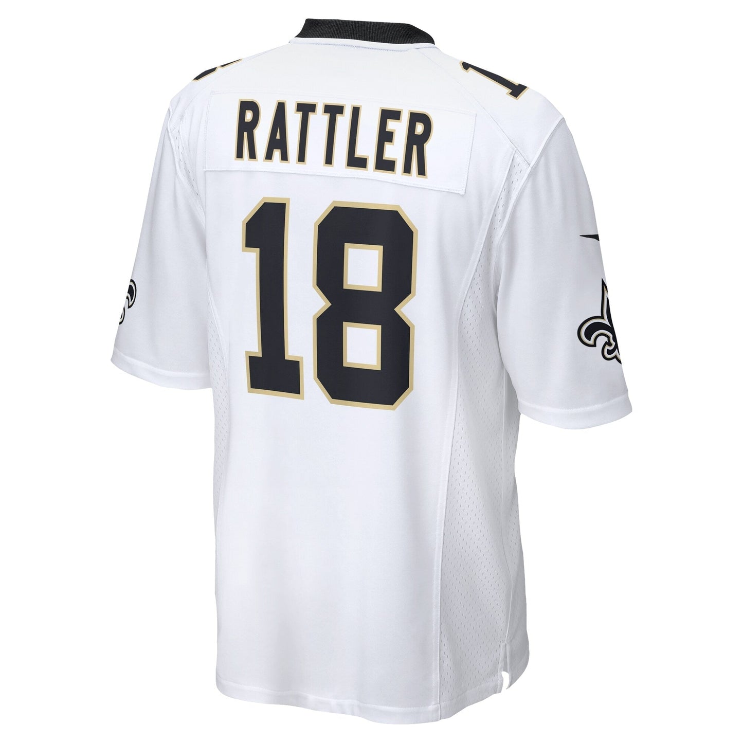 Spencer Rattler New Orleans Saints  2024 NFL Draft Game   Jersey - White
