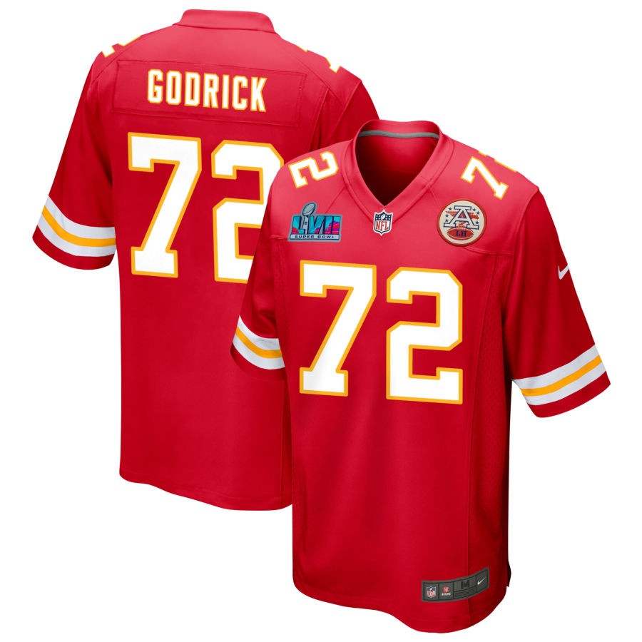 Jason Godrick Kansas City Chiefs  Super Bowl LVII Game Jersey - Red