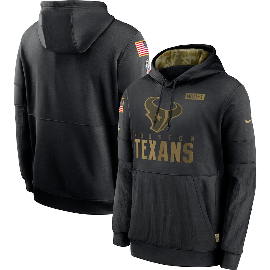 Men's Houston Texans 2020 Salute to Service Hoodie Black