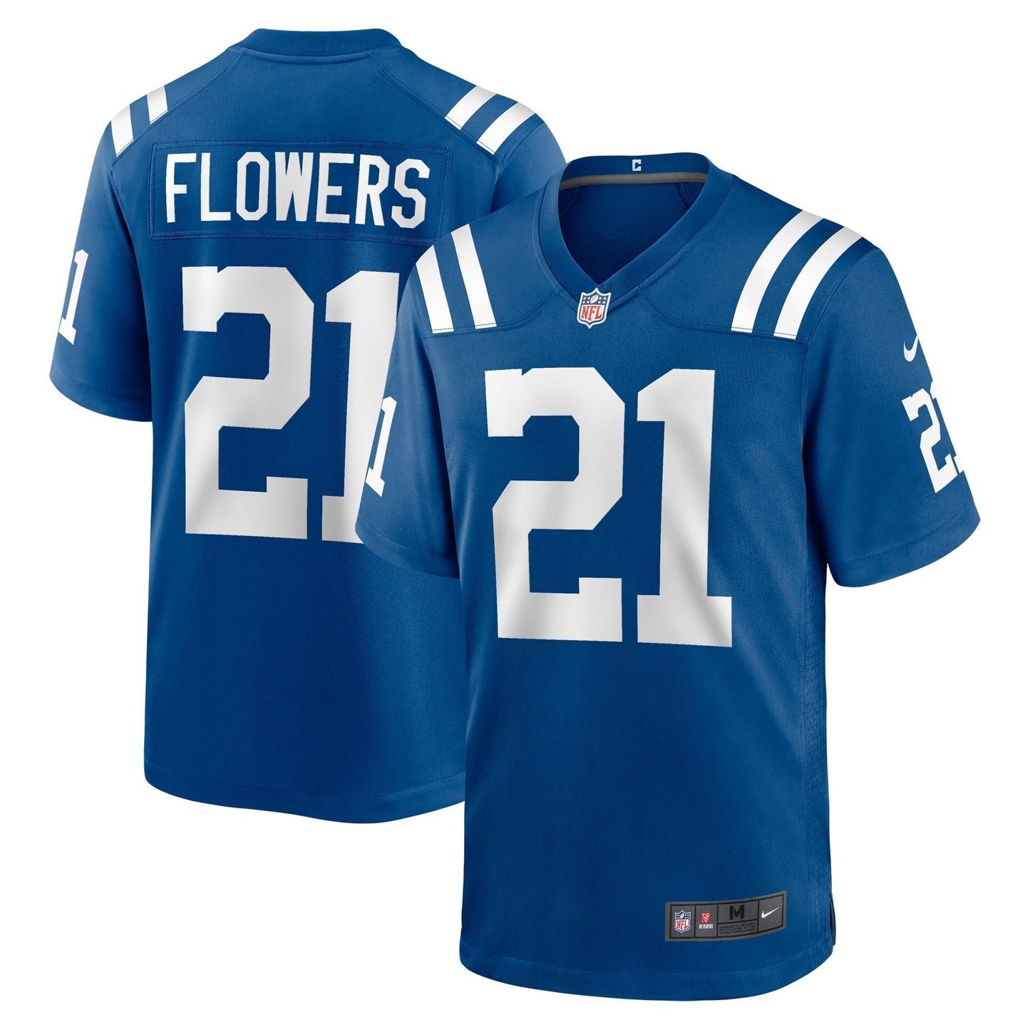 Dallis Flowers Indianapolis Colts  Game Jersey -  Royal