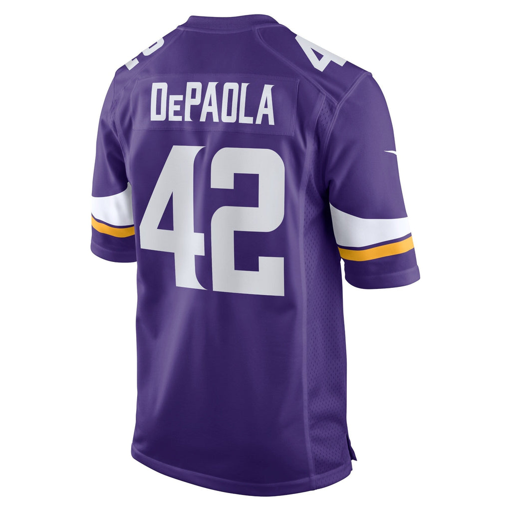 Andrew DePaola Minnesota Vikings  Game Jersey - Purple