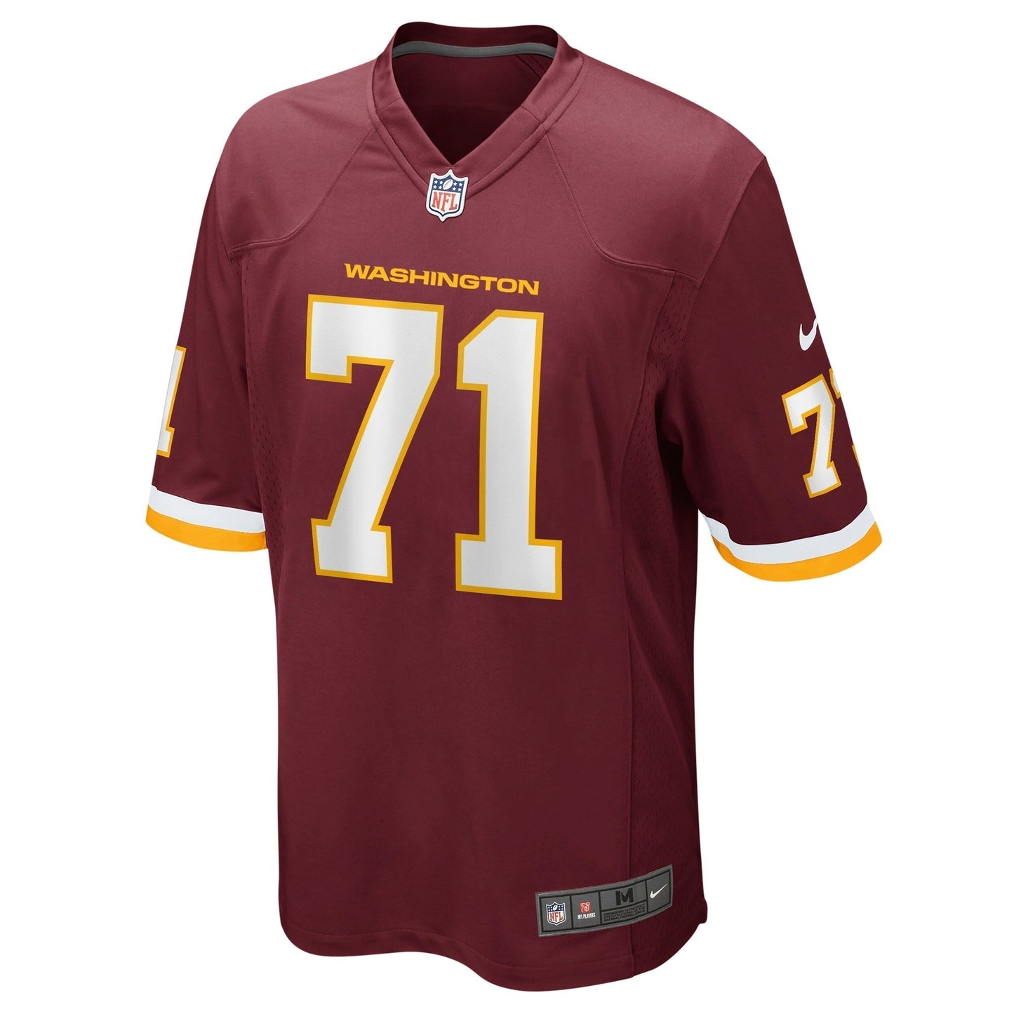 Wes Schweitzer Washington Football Team  Game   Jersey - Burgundy