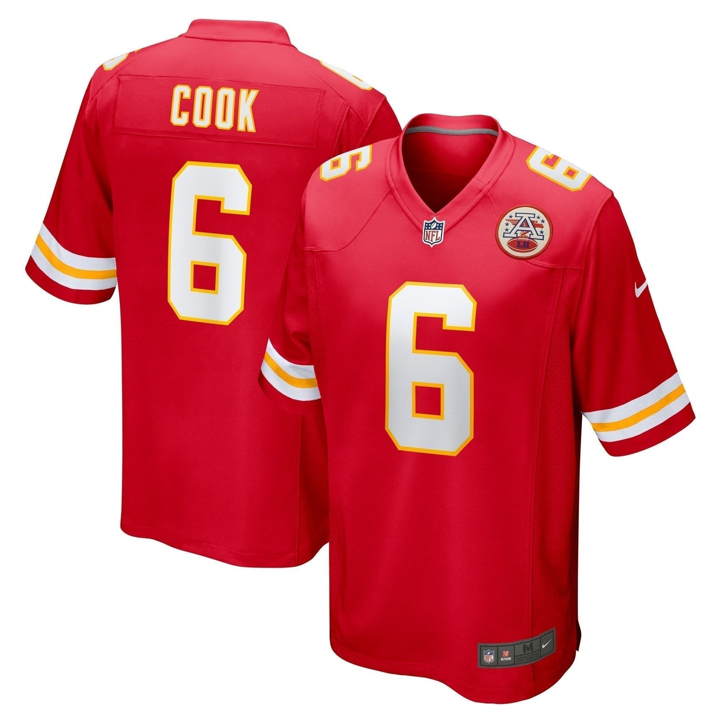 Bryan Cook Kansas City Chiefs  Game   Jersey - Red