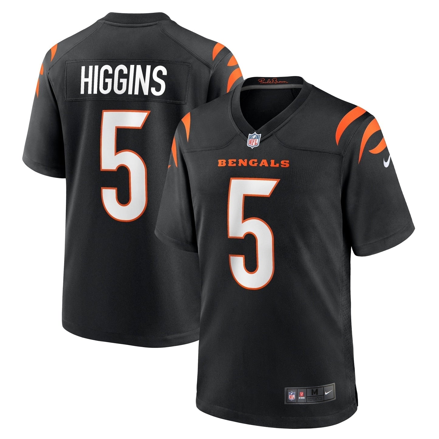 Tee Higgins Cincinnati Bengals  Game   Jersey - Black